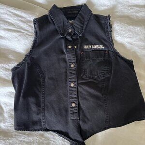 Harley Davidson Denim Vest